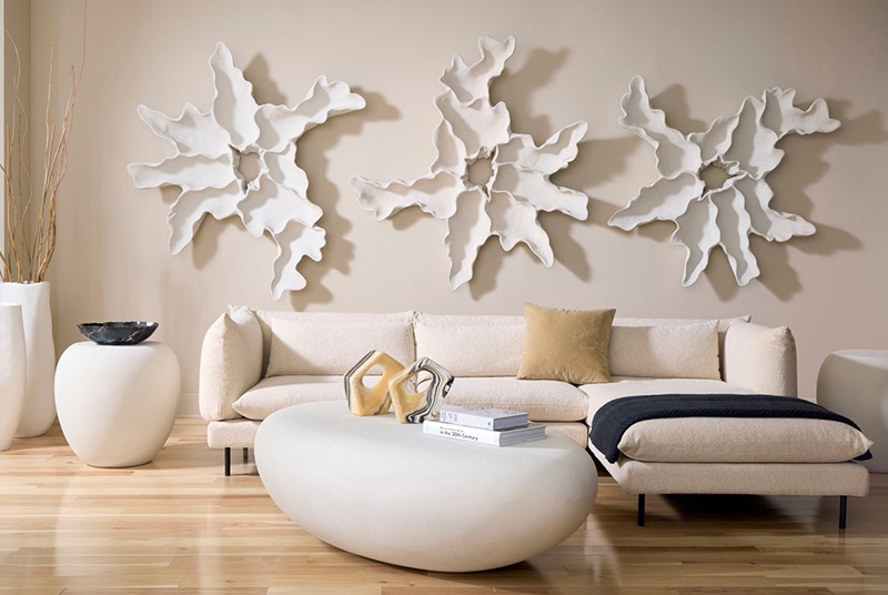 Contour Cast Root Flower Wall Art