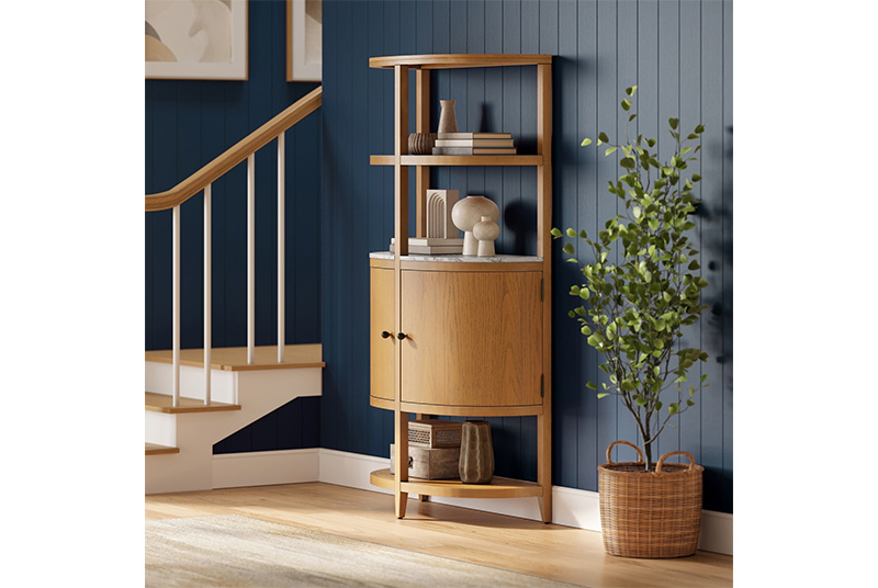 Demi Lune Accent Cabinet