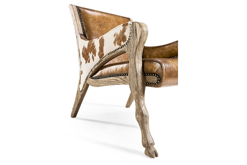 Echo Canyon Leather and Hide Occasional chair 2