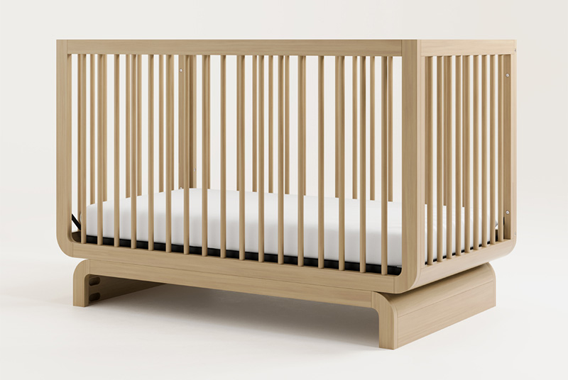 Santorini Deluxe 5-in-1 Convertible Crib with Toddler Guardrail